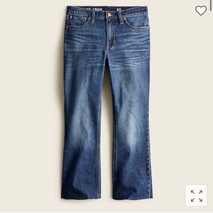 J. Crew Jeans Tall 9" mid-rise demi-boot crop